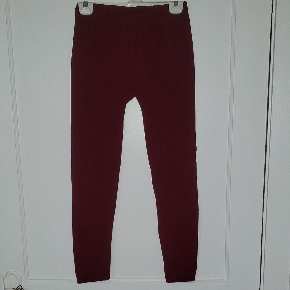 Burgundy Leggings